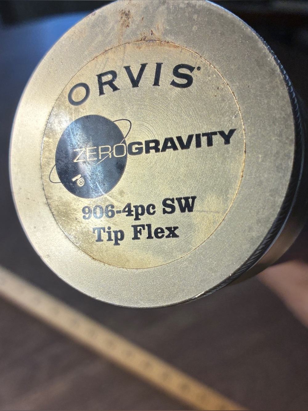 Aluminum Orvis Fly Rod Tube & Cloth Zero Gravity